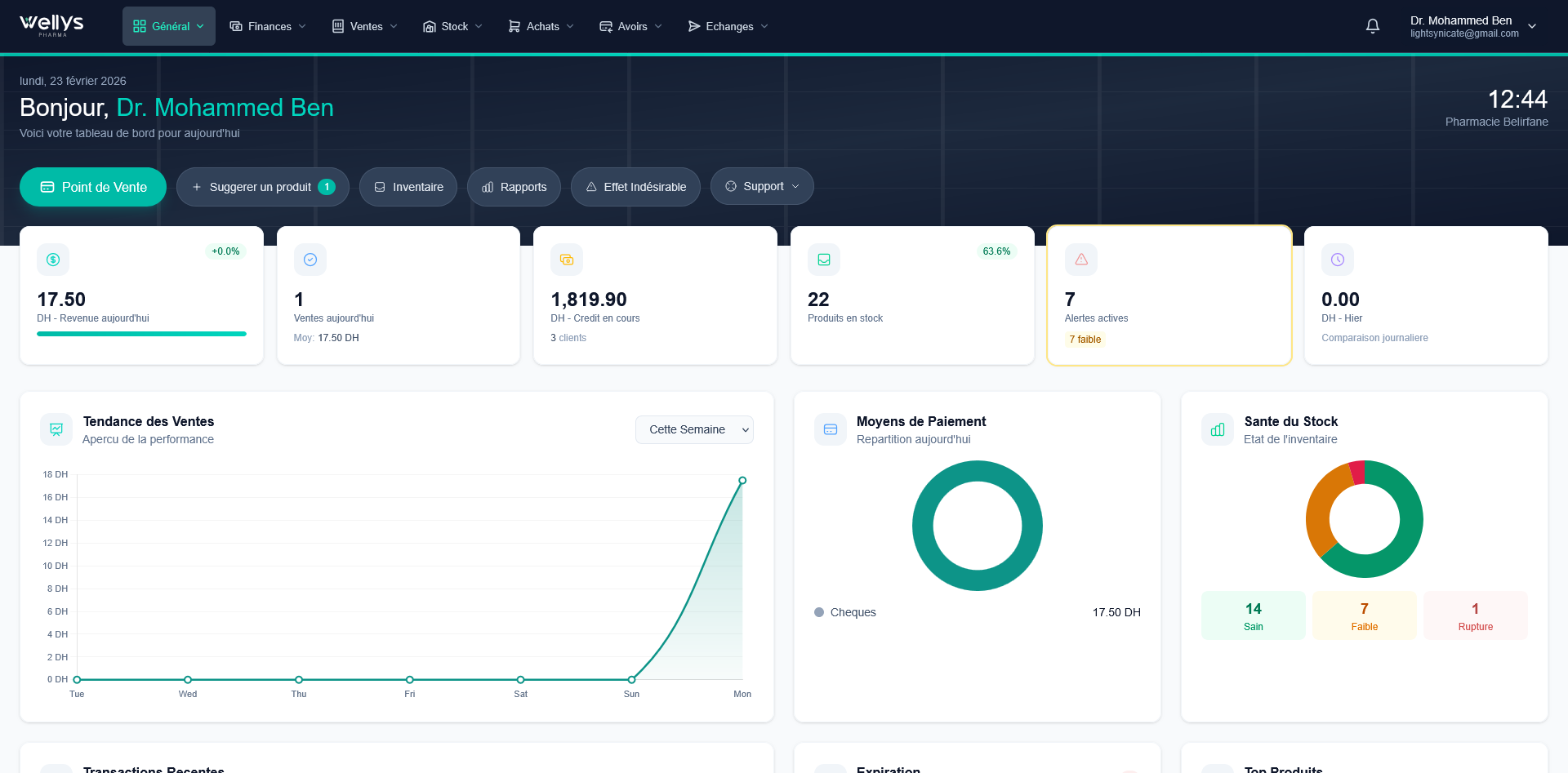 Point-of-Sale Interface